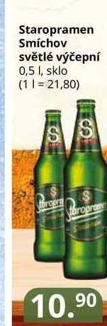 Potraviny CZ Staropramen smíchov světlé výčepní 0,5l nabídka