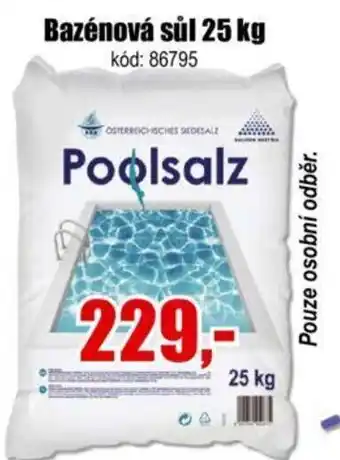 EVA Bazénová sůl 25 kg nabídka
