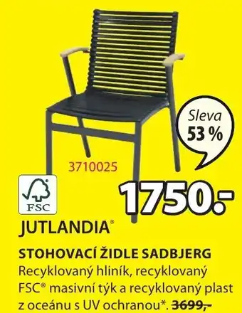 JYSK JUTLANDIAⓇ STOHOVACÍ ŽIDLE SADBJERG nabídka