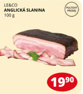 Flop LE&CO ANGLICKÁ SLANINA 100 g nabídka