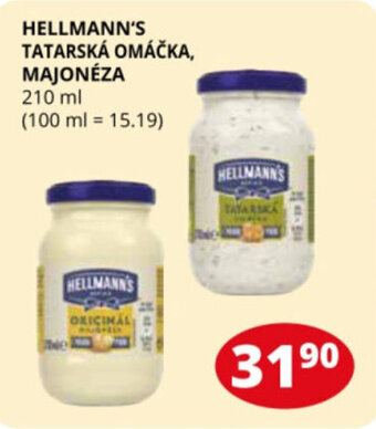 Flop HELLMANN'S TATARSKÁ OMÁČKA, MAJONÉZA nabídka