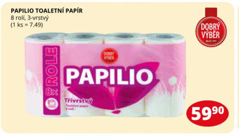 Flop PAPILIO TOALETNÍ PAPÍR nabídka