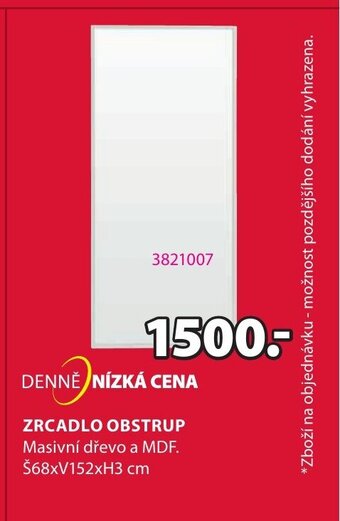 JYSK ZRCADLO OBSTRUP nabídka