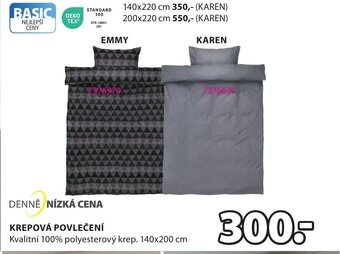JYSK KREPOVÁ POVLEČENÍ nabídka