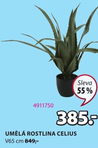 JYSK UMĚLÁ ROSTLINA CELIUS V65 cm nabídka