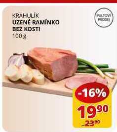Flop Uzené ramínko bez kosti 100 g nabídka