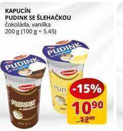 Flop Kapucín pudink se šlehačkou čokoláda, vanilka 200 g nabídka