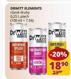 Flop Drwitt elements různé druhy 0,25 l, plech nabídka