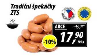 ZEMAN Tradiční špekáčky zts, 100 g nabídka