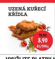 RABBIT řeznictví Uzená kuřecí křídla 100g nabídka
