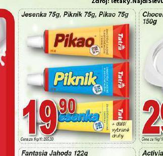 Hruška Jesenka, piknik, pikao nabídka