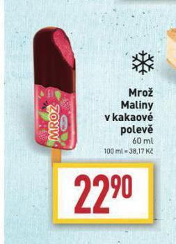 Billa Mrož zmrzlina nabídka