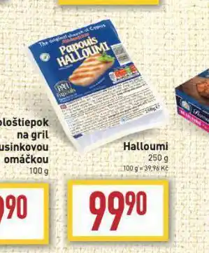 Billa Halloumi sýr nabídka