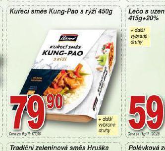 Hruška Kuřecí směs kung pao s rýží nabídka