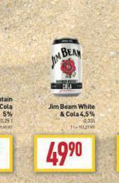 Billa Jim beam white & cola nabídka