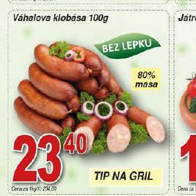 Hruška Váhalova klobása nabídka