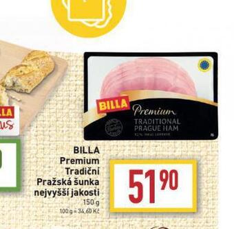Billa Pražská šunka nabídka