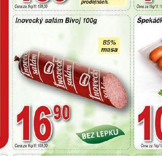 Hruška Inovecký salám nabídka