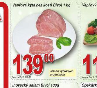 Hruška Vepřová kýta bez kosti nabídka