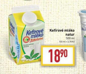 Billa Kefírové mléko nabídka