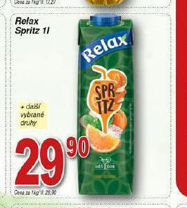 Hruška Relax spritz nabídka