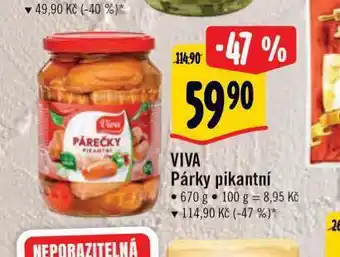 Albert Viva párky pikantní nabídka