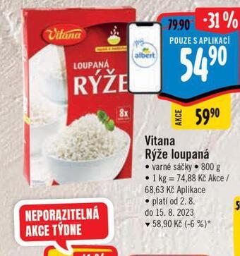 Albert Vitana rýže nabídka