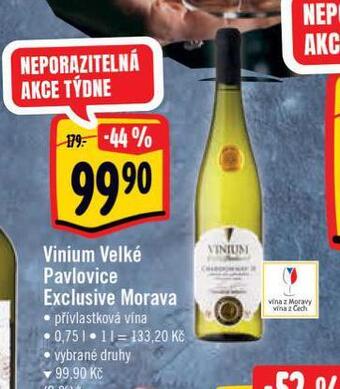 Albert Vinium velké pavlovice nabídka