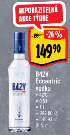 Albert B42v eccentric vodka nabídka