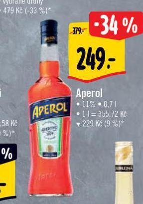 Albert Aperol nabídka