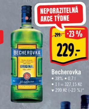 Albert Becherovka nabídka