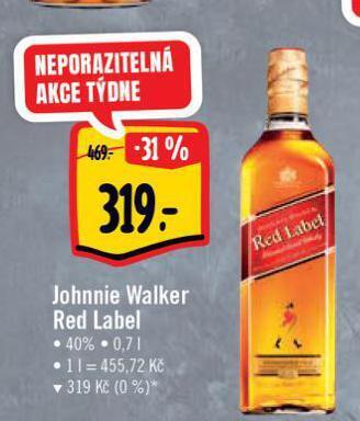 Albert Johnnie walker red label nabídka