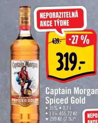 Albert Captain morgan spiced gold nabídka