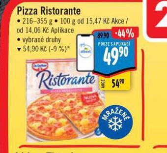 Albert Pizza ristorante nabídka