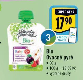 Albert Bio ovocné pyré nabídka
