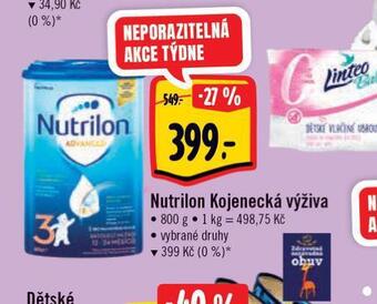 Albert Nutrilon kojenecká výživa nabídka