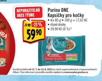 Albert Purina one kapsičky pro kočky nabídka