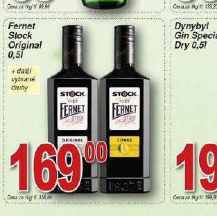 Hruška Fernet stock originál nabídka