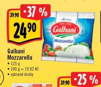 Albert Galbani mozzarella sýr nabídka