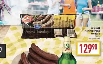 Billa Klobásy originál norimberské nabídka