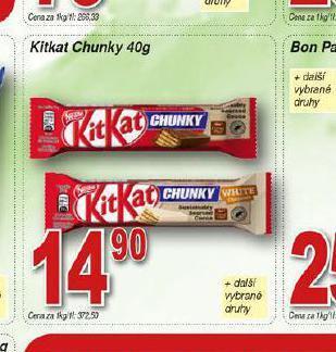 Hruška Kitkat chunky nabídka