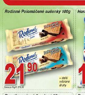 Hruška Rodinné polomáčené sušenky nabídka