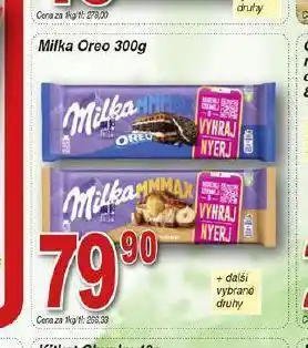 Hruška Milka oreo nabídka