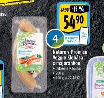 Albert Veggie klobása s majoránkou nabídka