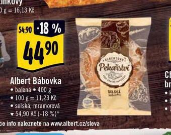 Albert Bábovka nabídka