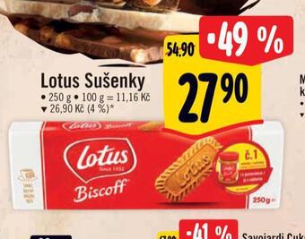 Albert Lotus sušenky nabídka