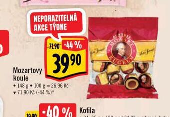 Albert Mozartovy koule nabídka