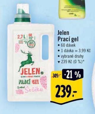 Albert Jelen prací gel nabídka