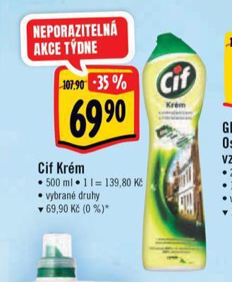 Albert Cif krém nabídka
