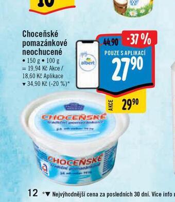Albert Choceňské tradiční pomazánkové nabídka